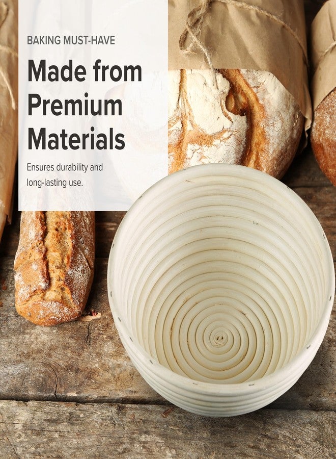 Frieling USA Brotform Round Bread Rising Basket and Liner, 8.5-Inch - Image 5