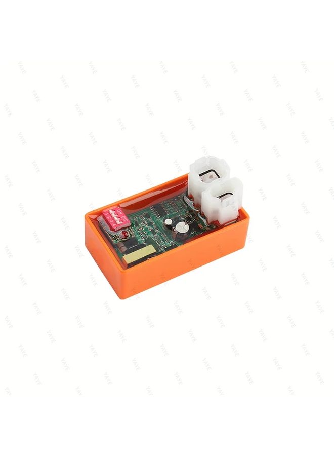 Red Orange Black GY6 DC Speed Limit Ignition Switch Motorcycle Electronic Ignition Computer With Adjustable Voltage 36V 3 Position Control Off On Neutral For Street Sport Bikes Durable Easy Installation - Image 2