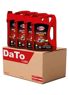 DATO Active 400 (4 Bottle) - Diesel Engine Oil 5L - SAE 20W50 Ch-4  - Image 1