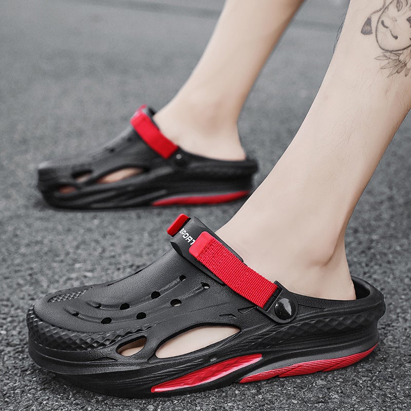 Men'S Casual Shoes Outdoor Beach Shoes Men'S Eva One-Piece Sports Hole Shoes Mariners Shoes Non-Slip Garden Shoes - Image 4