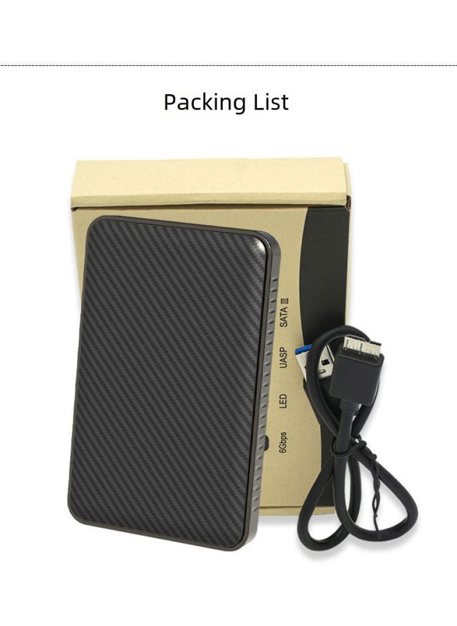 2.5 "USB3.0 Mobile Hard Disk Primary Supply + Postage 500g External Portable Supports Various Computer Mobile Phones-Capacity:500GB-Interface:USB 3.0