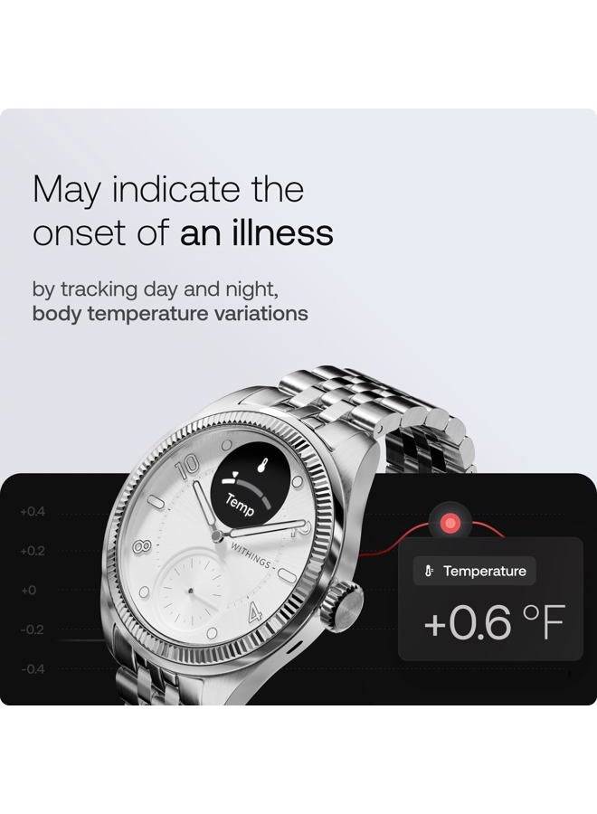 Withings ScanWatch Nova Brilliant Health Smart Watch for Women/Men with ECG, SPO2, Temperature, Sleep, Respiratory Health, Menstrual Cycle Tracker, 30D Battery - Image 4