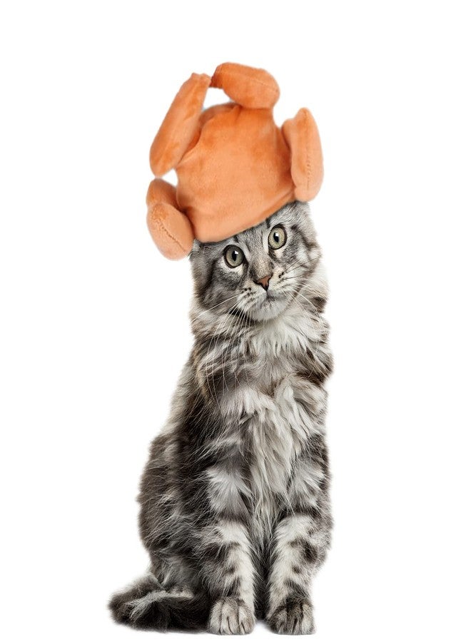 Asekonc Thanksgiving Cat & Dog Turkey Headband - Funny Holiday Hat for Small Pets, Cats & Puppies - Image 3