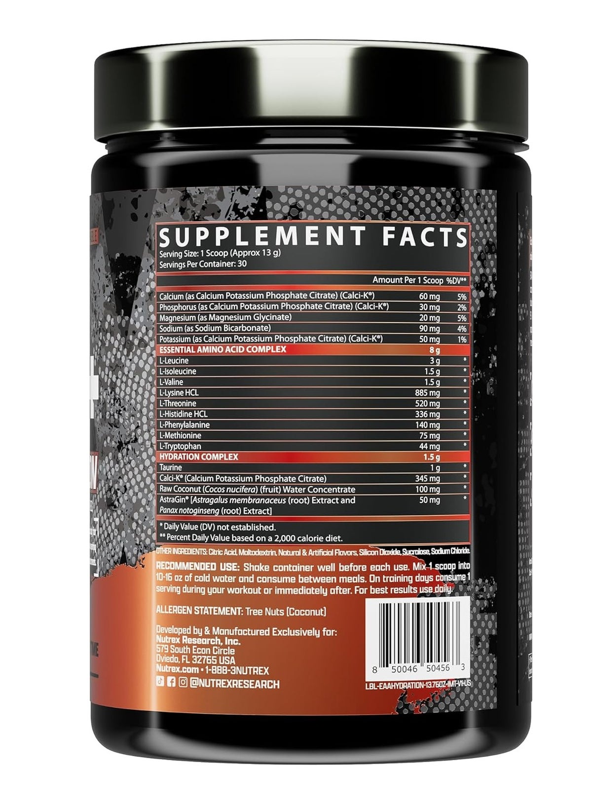 Eaa Hydration Powder It'S Mango Time Flavour 30 Serving 390 G
