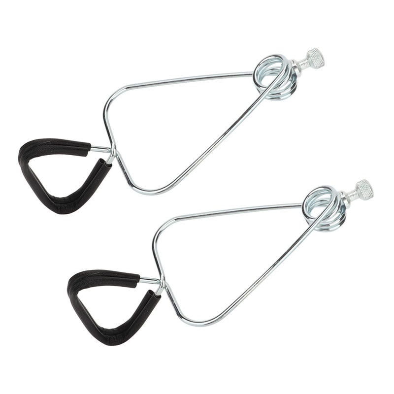 2 Iron Reptile Lamp Holders Set Clamp Stand Dome Light Fixture - Image 3