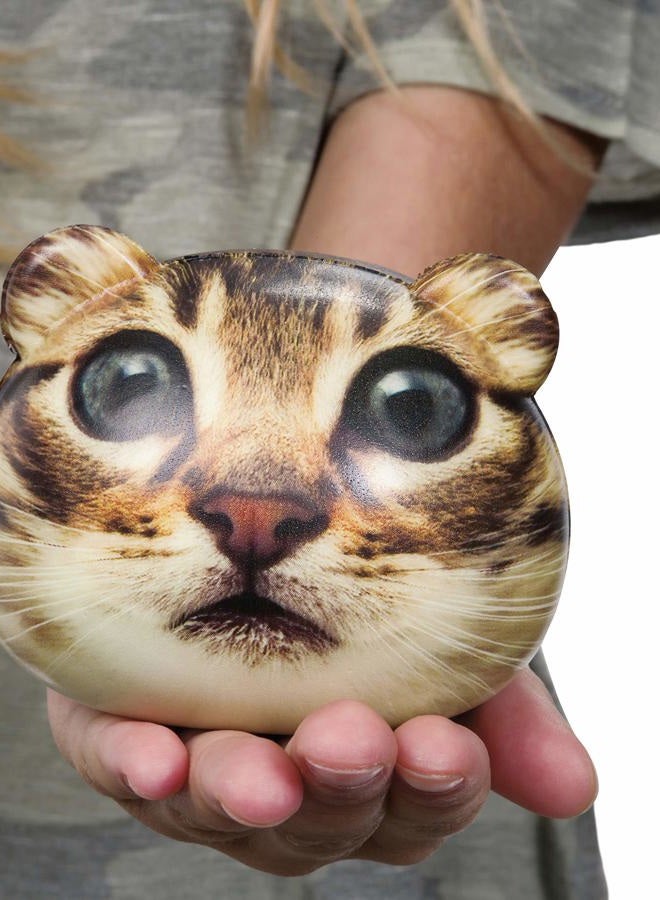 Toysmith Catstronaut Slow-Rise Squishy Ball - Small Outer Space Stress Ball, Cat Astronaut Squishy Toy, Space and Animal Stress Relief Balls - Image 3