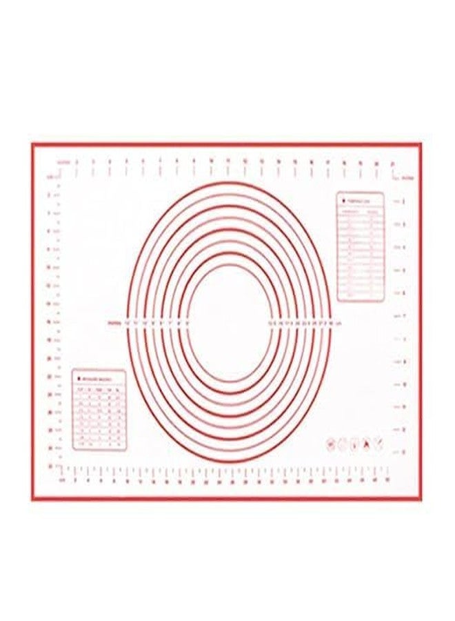 JOGIDO Baking Mat Dough Pad with Measurement | Silicone Baking Sheet | Non-Stick Reusable Rolling Mat for Kitchen Roti, Chapati, Baking Pizza, Bread, Cake, Pastry, and Cooking (Pack of 4, BM-134) - Image 1