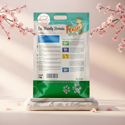 Fresh Step Dream Flower Scented Cat Litter – 5kg | Ultra Absorbent, Quick Clumping, Odor Control, Dust-Free Formula for Cats - Image 2