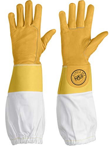Humble Bee 113 Cowhide Beekeeping Gloves with Reinforced Cuffs - Image 1