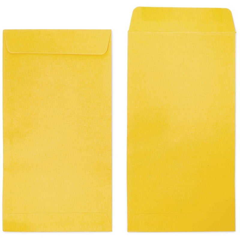 sudyut 11X5 Inch (Pack of 50) Laminated Yellow Paper Envelope Ideal For Home Office Business Corporate | For Secure Mailing cheques Letters Documents | Poly Laminated inside | 100 GSM - Image 5