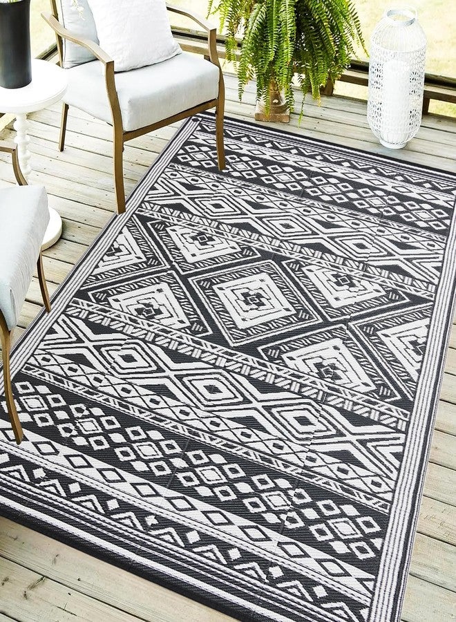 YONILE Outdoor Rug 5x8 ft Waterproof, Reversible Outdoor Plastic Straw Rug for Patios Clearance, Outdoor Area Rug Carpet RV Mat for Camping Backyard Deck Porch - Image 1