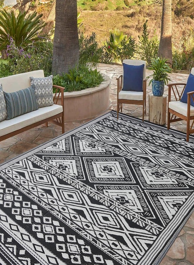 YONILE Outdoor Rug 5x8 ft Waterproof, Reversible Outdoor Plastic Straw Rug for Patios Clearance, Outdoor Area Rug Carpet RV Mat for Camping Backyard Deck Porch - Image 3