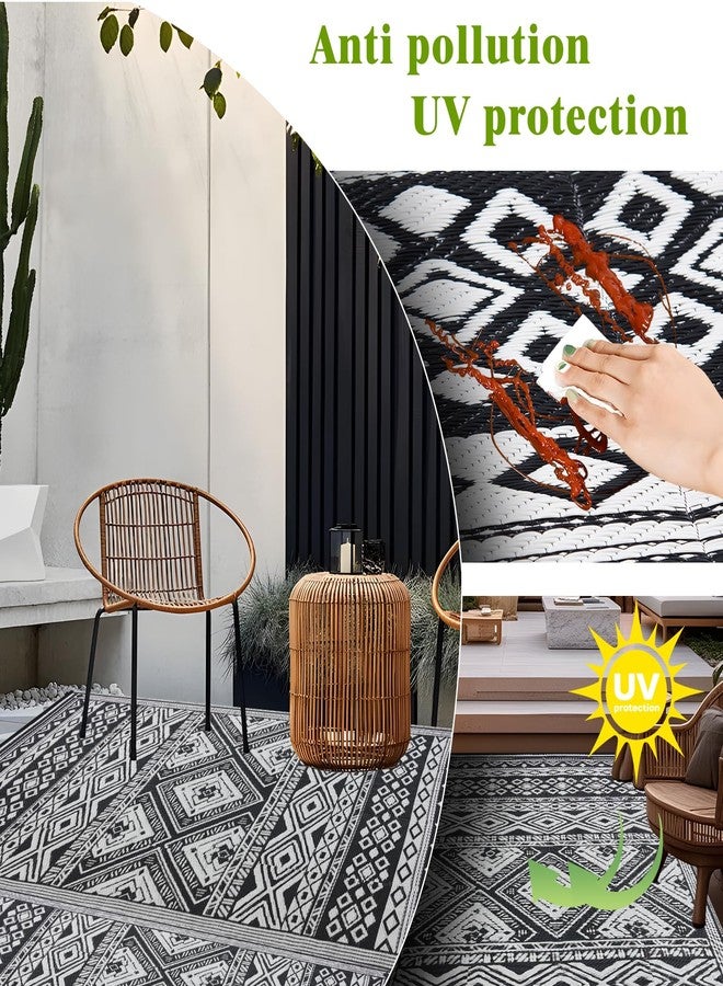 YONILE Outdoor Rug 5x8 ft Waterproof, Reversible Outdoor Plastic Straw Rug for Patios Clearance, Outdoor Area Rug Carpet RV Mat for Camping Backyard Deck Porch - Image 4