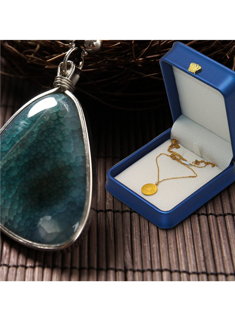 KASTWAVE Necklace Pendant Box Jewelry Storage Display Case Gift Boxes for Wedding Romantic Proposal Engagement Birthday Valentine's Day Gift - Image 3