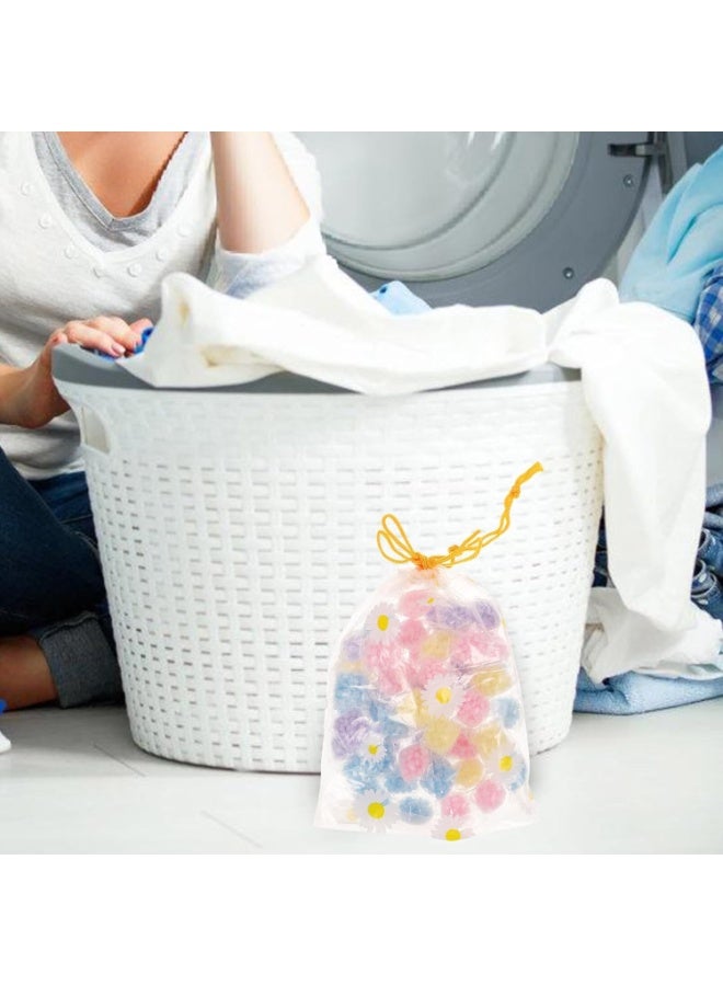 50pcs Laundry Scent Booster Beads – Washing Machine Fabric Freshener with Long-Lasting Fragrance, Mixed Color In-Wash Beads - Image 2
