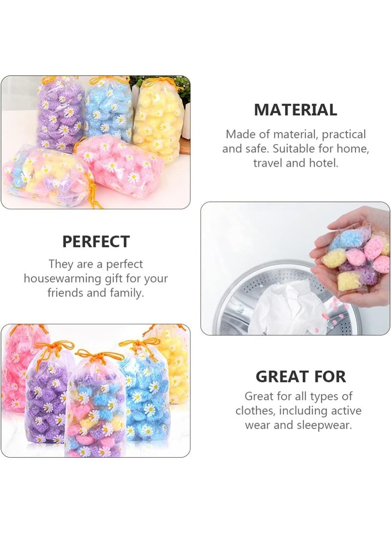 50pcs Laundry Scent Booster Beads – Washing Machine Fabric Freshener with Long-Lasting Fragrance, Mixed Color In-Wash Beads - Image 5