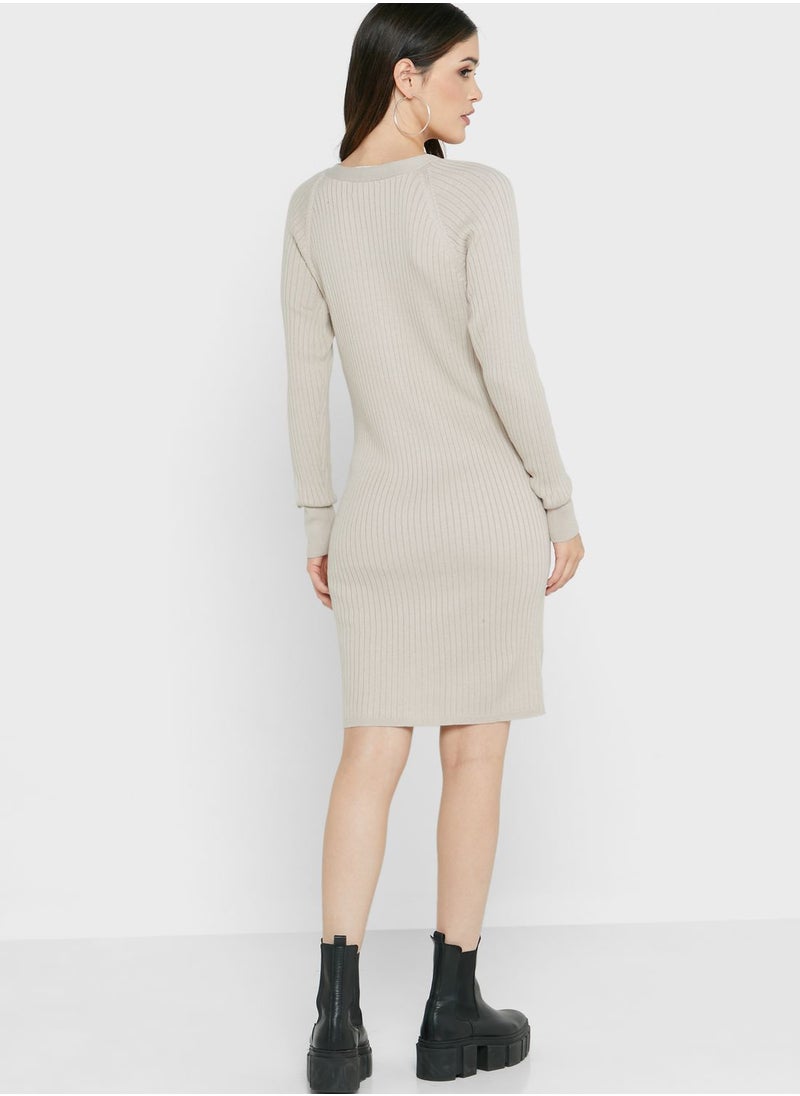 Jacqueline de Yong - Knitted Button Down Longline Cardigan - Image 1