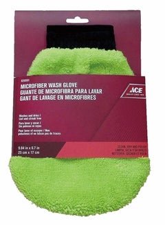 ACE ACE Microfiber Wash Glove (25 x 17 cm, Green) 