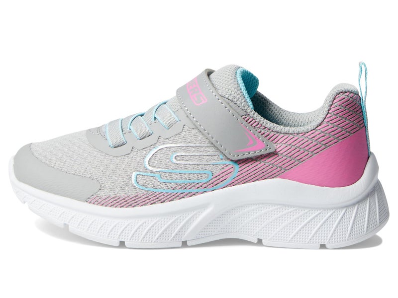 Skechers Microspec Plus-Sprint Speed Sneaker, Grey/Pink, 11 US Unisex Little Kid - Image 5