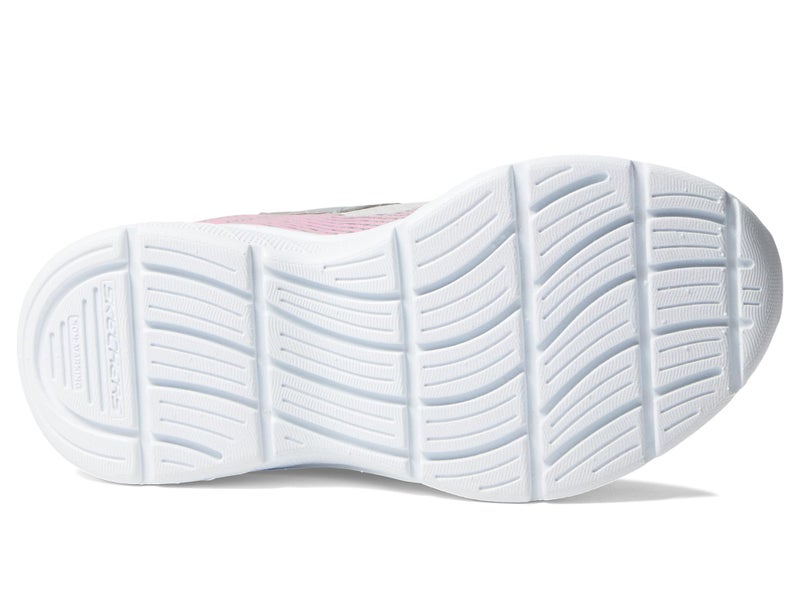 Skechers Microspec Plus-Sprint Speed Sneaker, Grey/Pink, 11 US Unisex Little Kid - Image 4