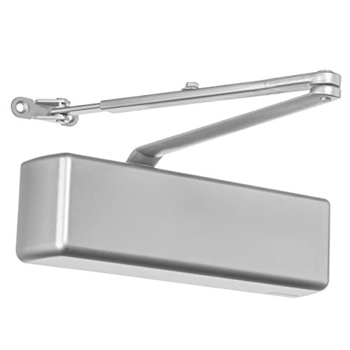 Dynasty Hardware Door Closer, Grade 1 Heavy Duty Commercial Hydraulic Closer, Self-Closing, Adjustable Spring Size 1-6, ADA Compliant, Surface Mount, Sprayed Aluminum, Series 4401 - Image 3