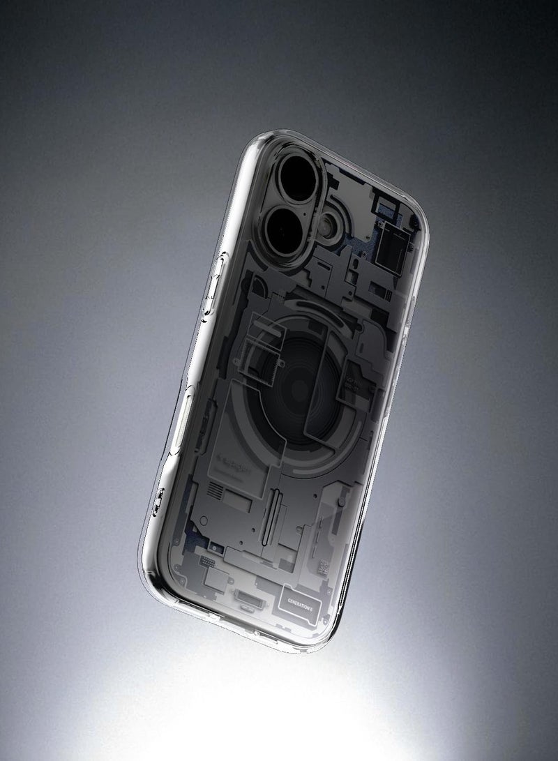 Spigen غطاء هاتف آيفون 17 من ألترا هايبرد ماغ فيت مع ماغ سيف (2025) - زيرو وان أبيض - Image 3