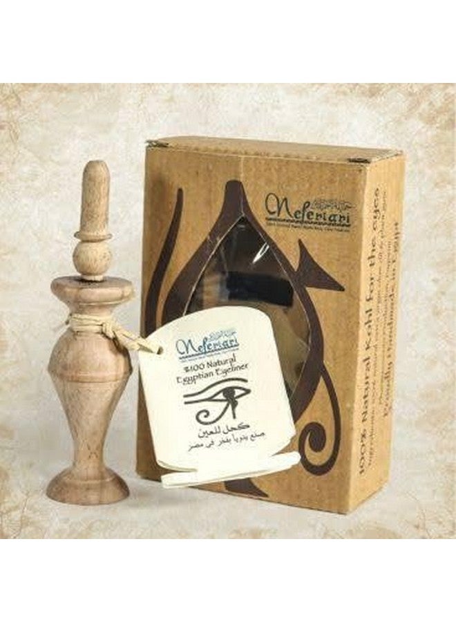 Nefertari 100% Natural Egyptian Eyeliner in Powder Form, Handmade Eyeliner with Pharaoh packing - Image 3