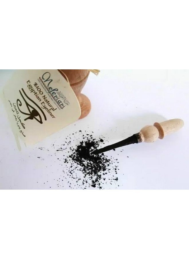 Nefertari 100% Natural Egyptian Eyeliner in Powder Form, Handmade Eyeliner with Pharaoh packing - Image 1