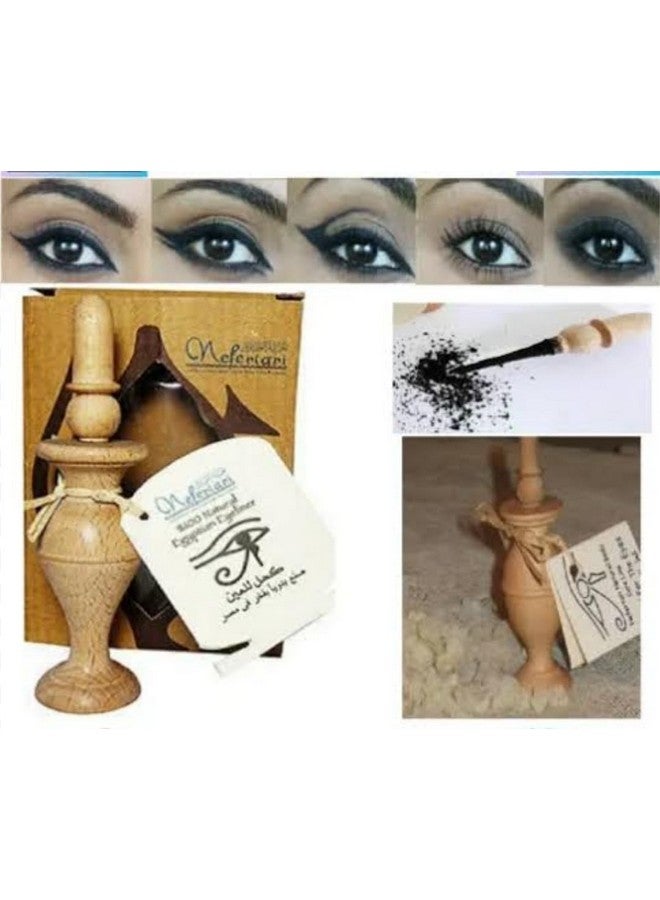 Nefertari 100% Natural Egyptian Eyeliner in Powder Form, Handmade Eyeliner with Pharaoh packing - Image 4