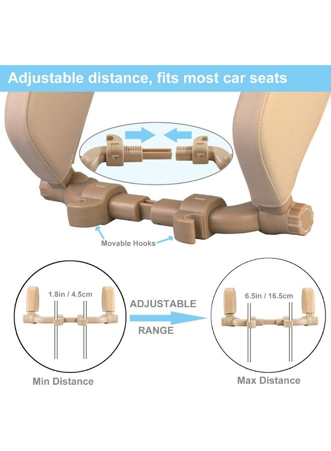Heapany Car Headrest Pillow, Head Support Neck Pillows, Roadpal Adjustable Sleeping Headrest for Kids Adults Travel - Image 4