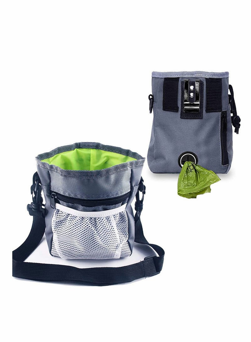 KASTWAVE Dog Treat Training Pouch, Pet Animal Walking Snack Container, Best Hiking Toys Dispenser Carries for Small to Large Dogs  - Image 1