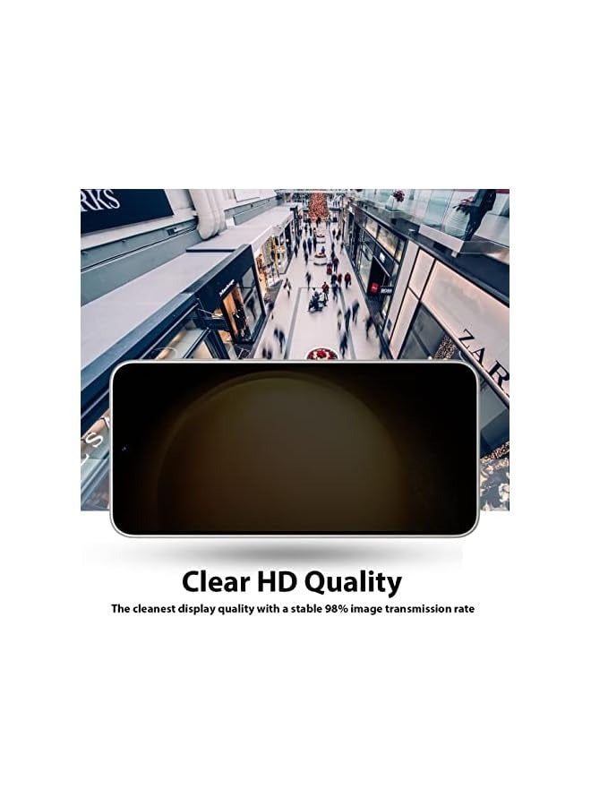 PROMASS Privacy Screen protector compatible with Galaxy S23+ / Galaxy S23 Plus Screen Protector Tempered Glass [HD Full Coverage][Easy Installation][Scratch Resistant][9H Hardness] - Image 3