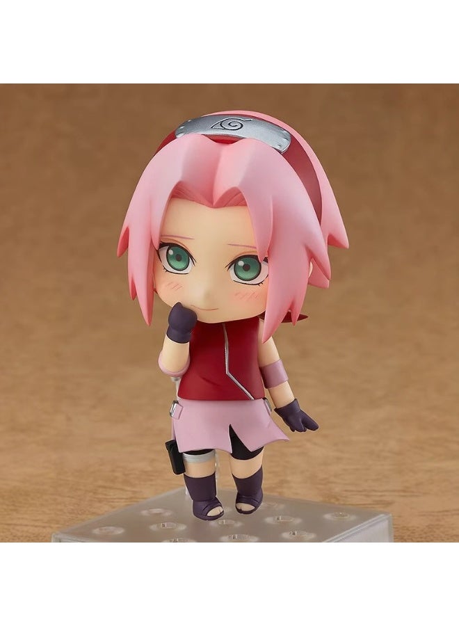 general Naruto Haruno Sakura Movable Replacement Face Doll Model Decoration Desktop Decoration Toy Gift for family and friends - Image 3
