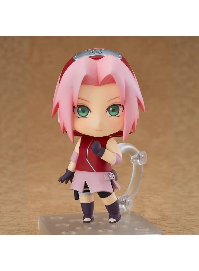 general Naruto Haruno Sakura Movable Replacement Face Doll Model Decoration Desktop Decoration Toy Gift for family and friends - Image 1