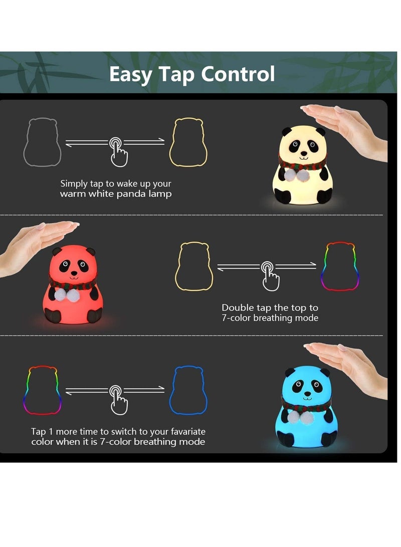 Panda Night Light for Kids – Multi-Colored Lighting with a Touch of Fun and Warmth - Image 2