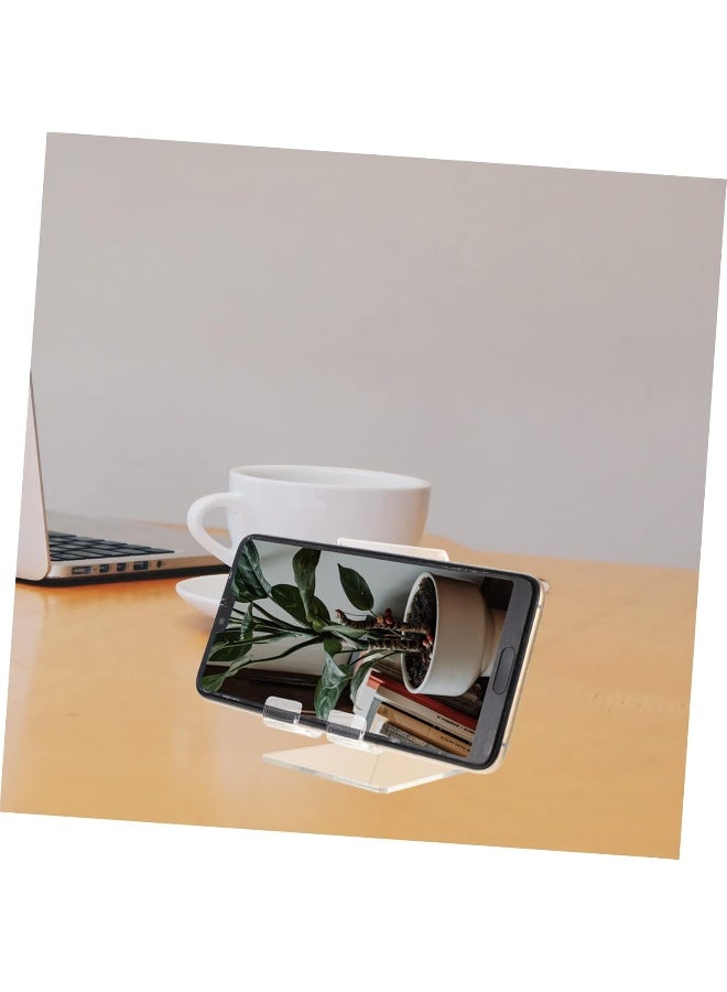 TPGP 4Pcs Transparent Phone Holder Desktop Phone Stand - Image 5