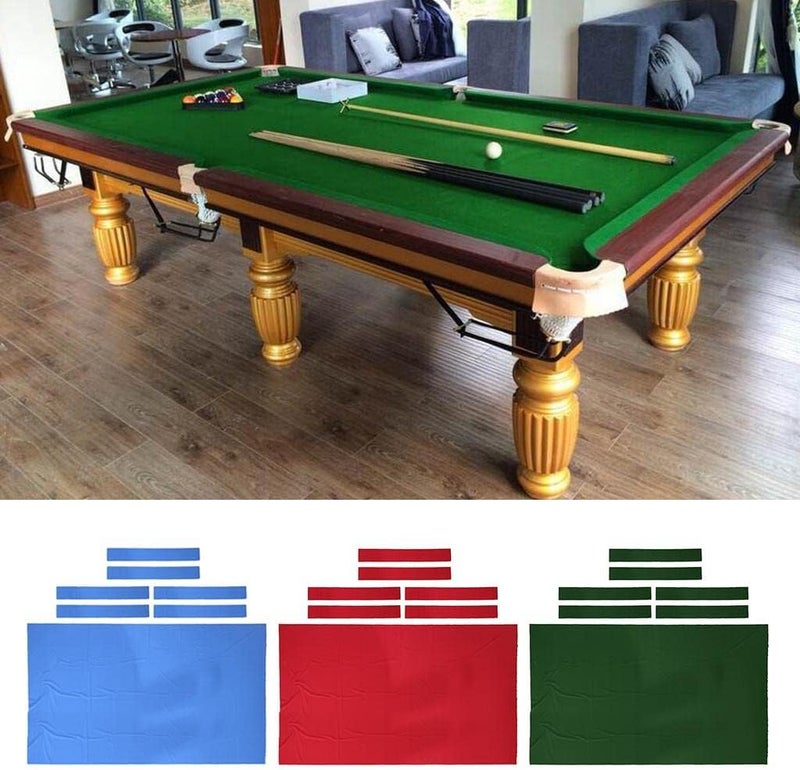 klarako 8' Professional Pool Table Cloth –  Billiard Cloth  Fast Speed High Accuracy Pre Cut Bed and Rails  Easy to Install and Use  Multiple Colors - Image 5