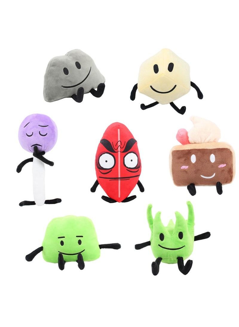 Y&D 7 Pcs Battle For Dream Island Plush Toys Set For Fans Gift Stuffed Figure Doll For Kids And Adults Great Birthday Stuffers For Boys Girls  - Image 1