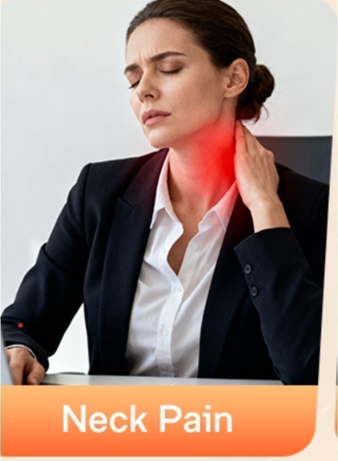 Neck and Back Massager with Soothing Heat – Shiatsu 3D Deep Tissue Kneading Electric Massage Pillow for Shoulder, Neck & Back Pain Relief – Home, Office & Car Use - Image 2