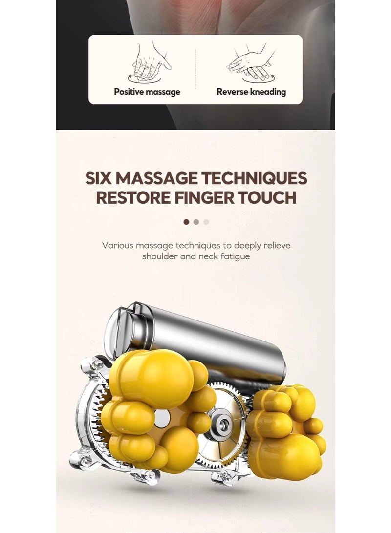 Neck and Back Massager with Soothing Heat – Shiatsu 3D Deep Tissue Kneading Electric Massage Pillow for Shoulder, Neck & Back Pain Relief – Home, Office & Car Use - Image 5