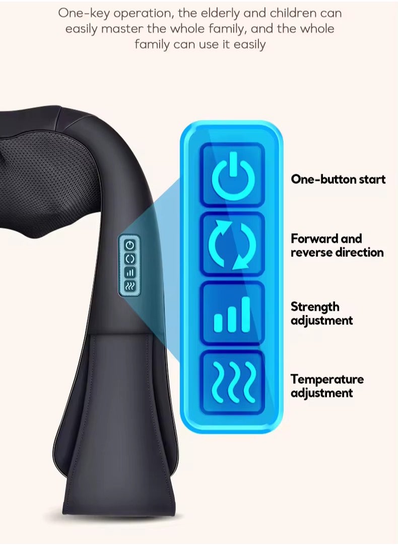 #2 Shiatsu Neck and Back Massager with Soothing Heat, Electric Deep Tissue 3D Kneading Massage Pillow for Shoulder, Leg, Body Muscle Pain Relief, Home, Office, and Car Use - pzsku/ZBB502BAE24DD93722EF4Z/45/_/1738759367/7ae5be6d-9be9-4cb5-8795-a4da8e528eb8