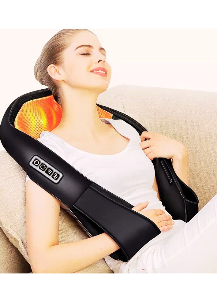 #2 Shiatsu Neck and Back Massager with Soothing Heat, Electric Deep Tissue 3D Kneading Massage Pillow for Shoulder, Leg, Body Muscle Pain Relief, Home, Office, and Car Use - pzsku/ZBB502BAE24DD93722EF4Z/45/_/1740221188/c4f74ca7-59a9-436f-8975-b780ddbc3391