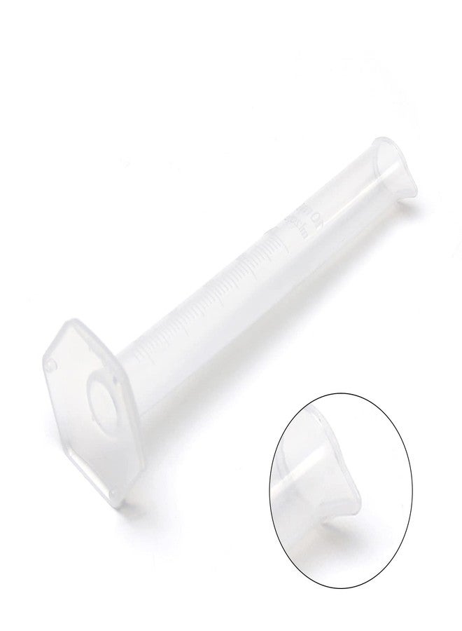 Othmro 5Pcs Measuring Graduated Cylinders 10ml Lab Cylinders Plastic Graduated Cylinders Labs Liquid Measuring Cups Measuring Cylinders for Science Lab Test Tube Beakers Clear Hex Base - Image 3