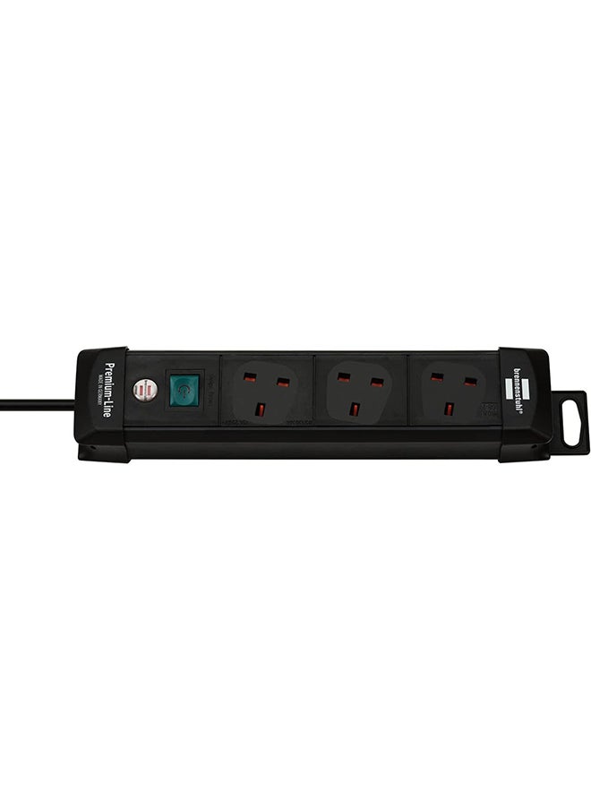 Brennenstuhl - 3way Extension Lead With 3m Cable Uk Socket - Image 1