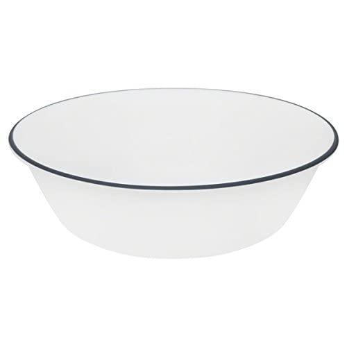 Corelle Tranquil Reflection Chip & Break resistant 12Pc Dinner Set, Service For 4, Blue, Grey - Image 4