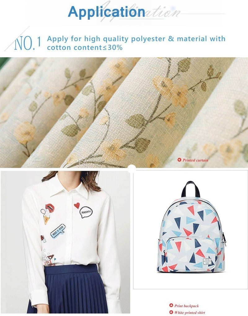 A-SUB Sublimation Paper A4, 210 x 297 mm, 100 Sheets, 125 g/m², Compatible with EPSON, SAWGRASS, RICOH, BROTHER Sublimation Printers - Image 2