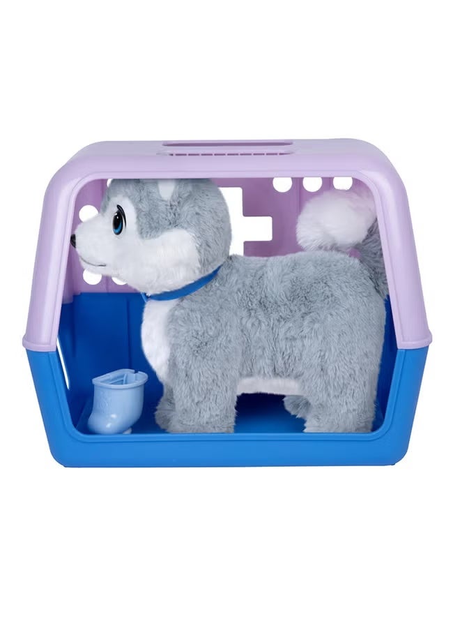 LITTLE LIVE PETS حيوانات حية صغيرة أوشيز ديلوكس حزمة فردية هاسكي أسبن 26680 - Image 2