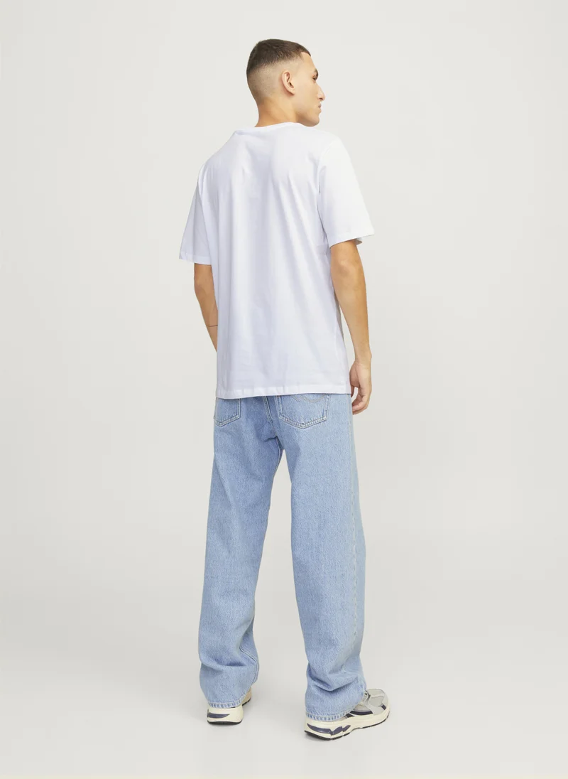 جاك اند جونز Graphic Crew Neck T-Shirt