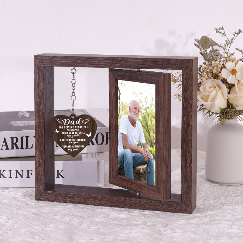Boiveco Memorial Gifts for Loss of Dad  Sympathy Gift for Loss of Dad Memorial Picture Frame 4x6  Grief Remembrance Bereavement Gifts for Loss of Father Sentimental Gifts for Dad In Memory of Dad Gifts - Image 3