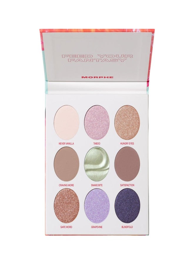 Morphe Pulp Fantasy Artistry Palette - Foil-Effect Eyeshadow Palette with Matte, Shimmer & Foil Finishes - Violet, Rich Taupe & Brown Eyeshadow with Luminous Payoff (0.35 oz) - Image 1